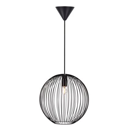 Nordlux - Pendel på kabel BERONI 1xE27/60W/230V sort