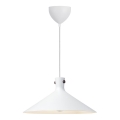 Nordlux - Pendel på kabel DORINA 1xE27/60W/230V hvid