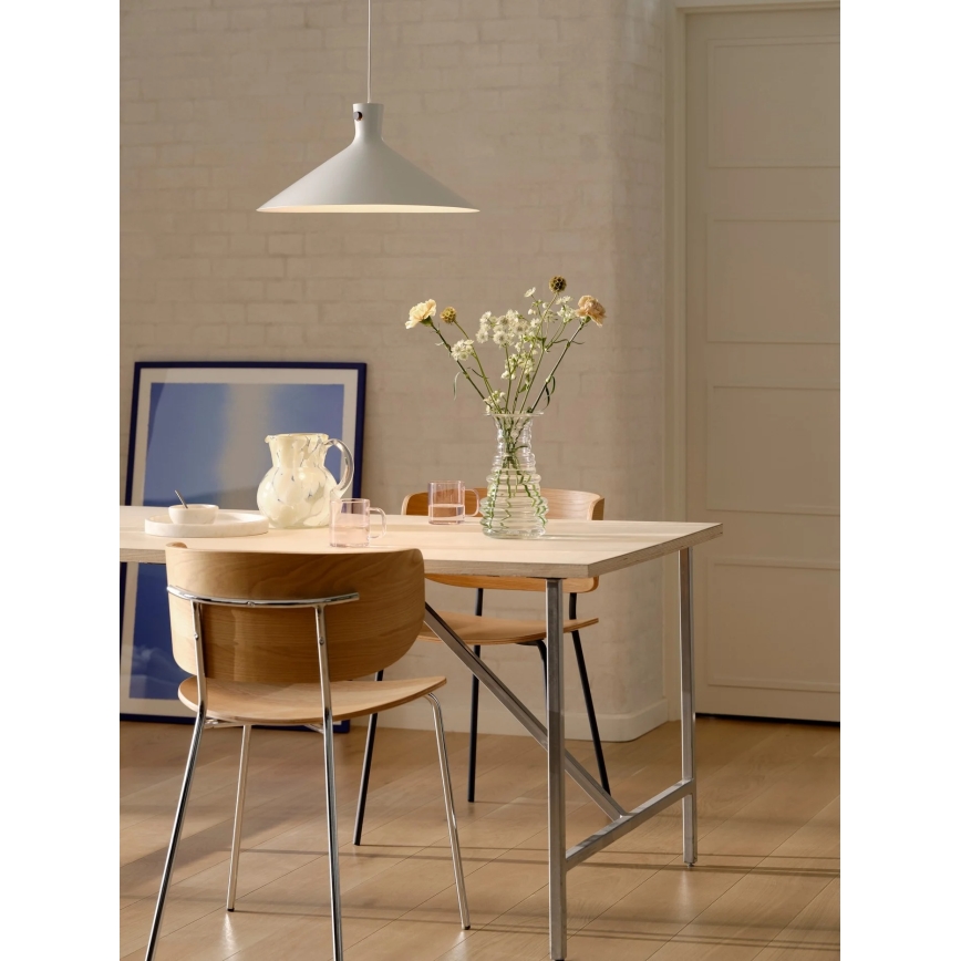 Nordlux - Pendel på kabel DORINA 1xE27/60W/230V hvid