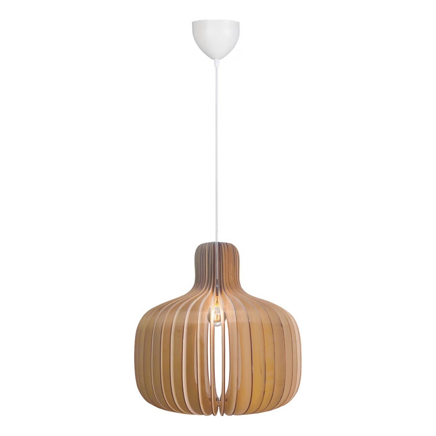 Nordlux - Pendel på kabel HAZO 1xE27/60W/230V beige
