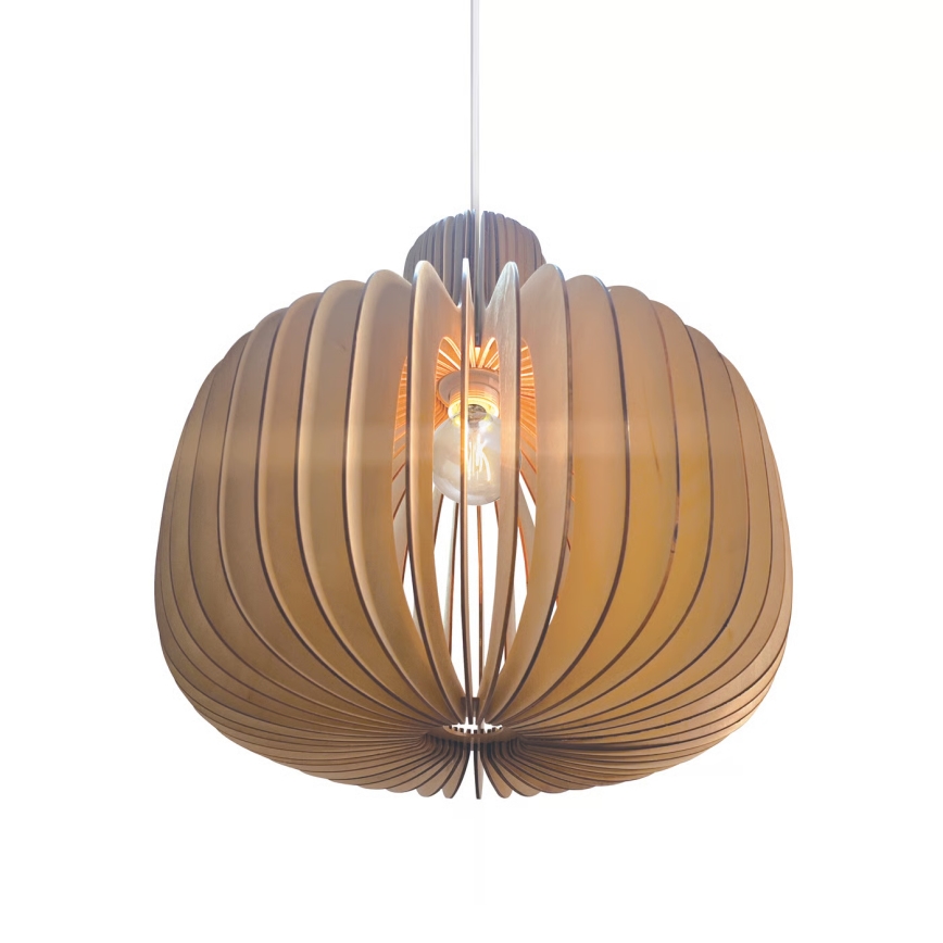 Nordlux - Pendel på kabel HAZO 1xE27/60W/230V beige