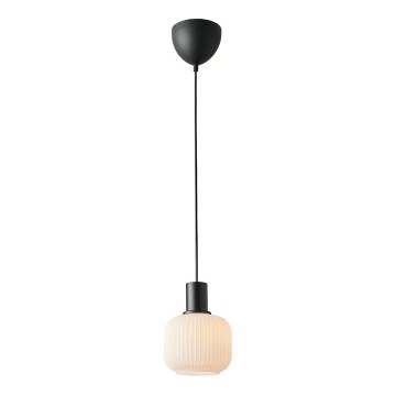 Nordlux - Pendel på kabel MILFORD 1xE27/40W/230V sort