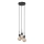 Nordlux - Pendel på kabel PACO 3xE27/25W/230V sort
