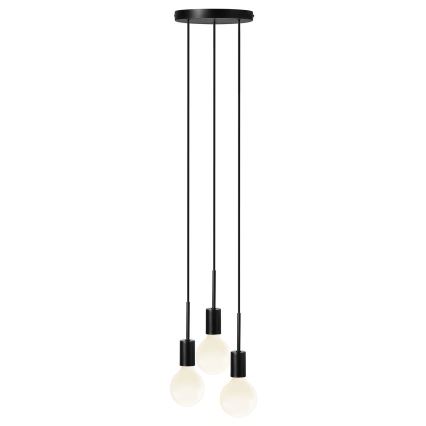 Nordlux - Pendel på kabel PACO 3xE27/25W/230V sort