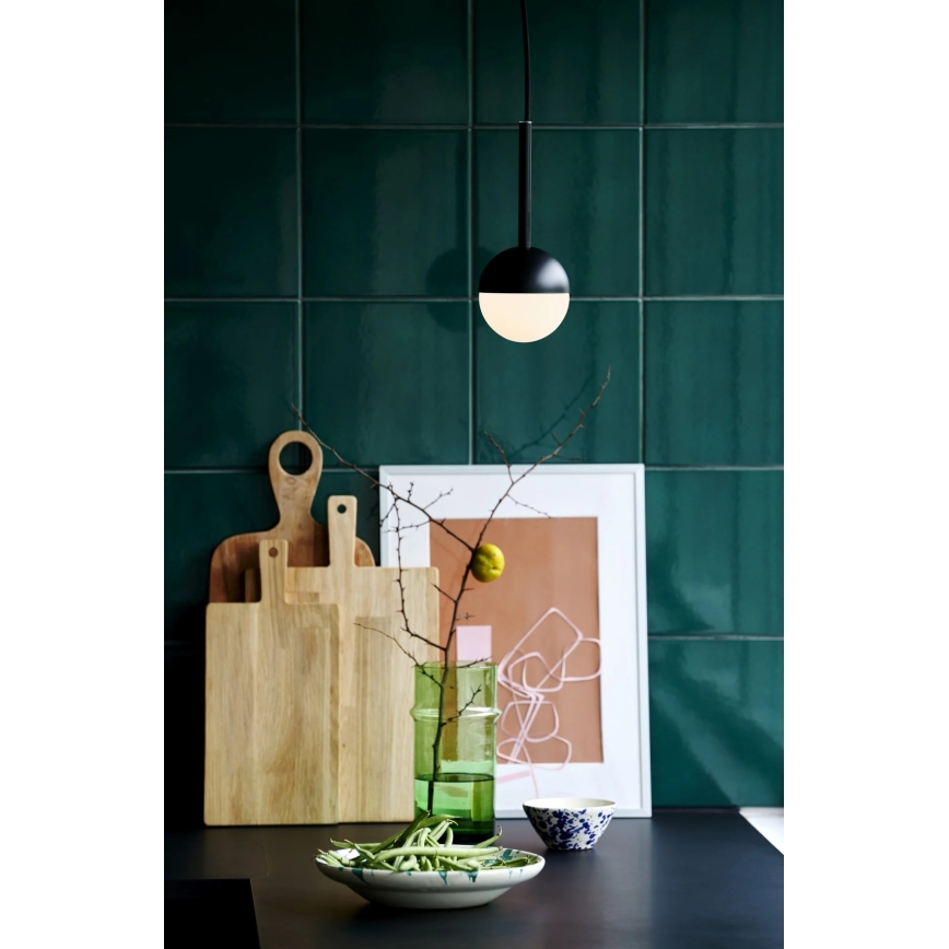 Nordlux - Pendel på ledning CONTINA 1xG9/5W/230V sort