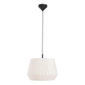 Nordlux - Pendel på ledning DICTE 1xE27/60W/230V Ø40 cm hvid