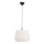 Nordlux - Pendel på ledning DICTE 1xE27/60W/230V Ø40 cm hvid