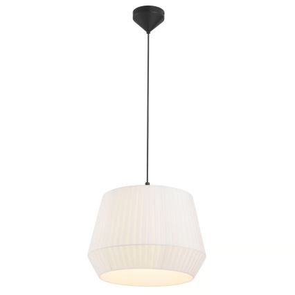 Nordlux - Pendel på ledning DICTE 1xE27/60W/230V Ø40 cm hvid