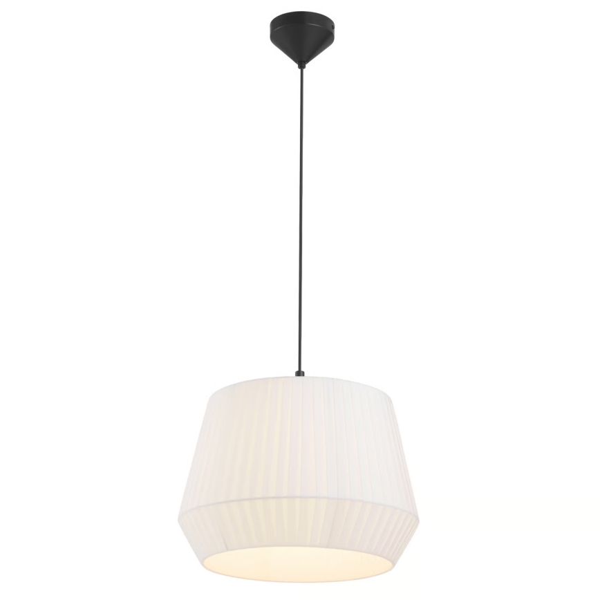 Nordlux - Pendel på ledning DICTE 1xE27/60W/230V Ø40 cm hvid