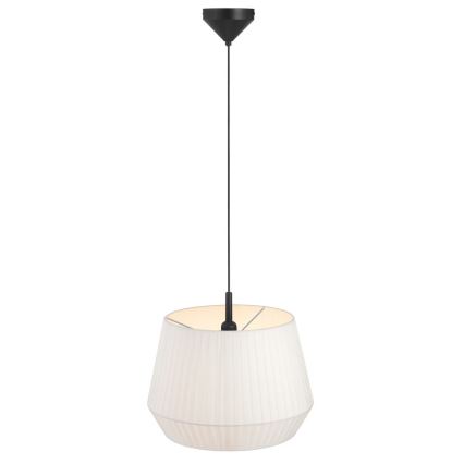 Nordlux - Pendel på ledning DICTE 1xE27/60W/230V Ø40 cm hvid