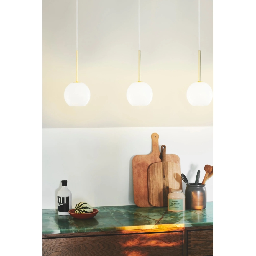 Nordlux - Pendel på ledning FRANCA 1xE14/40W/230V hvid
