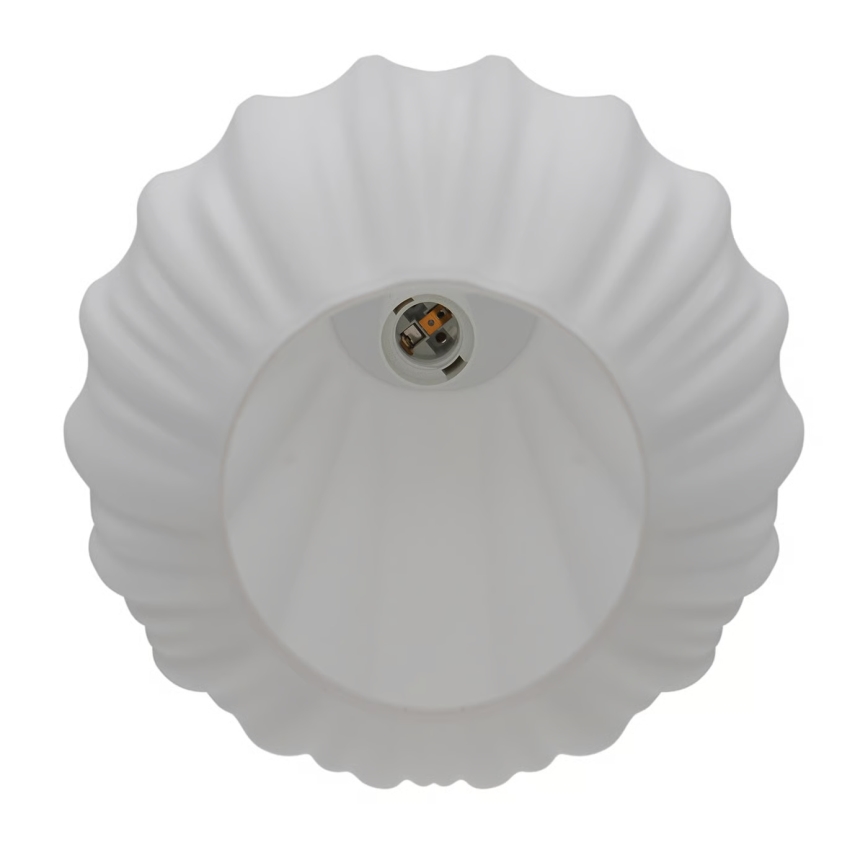 Nordlux - Pendel på ledning MALUCA 1xE27/15W/230V Ø 29 cm hvid