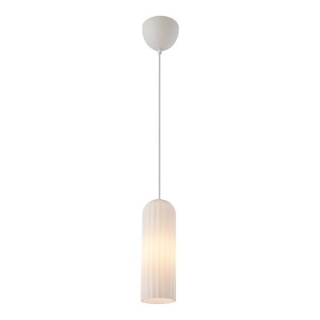 Nordlux - Pendel på ledning MIELLA 1xE27/25W/230V hvid