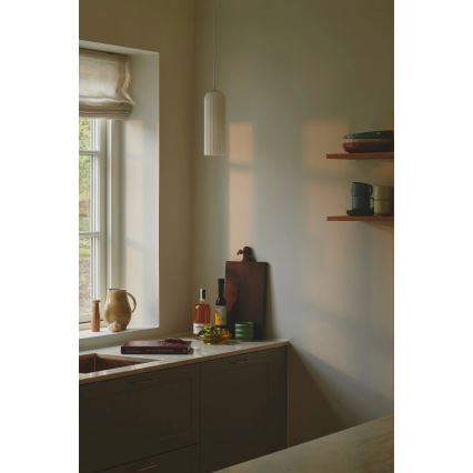 Nordlux - Pendel på ledning MIELLA 1xE27/25W/230V hvid