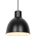 Nordlux - Pendel på ledning POP 1xE27/40W/230V sort