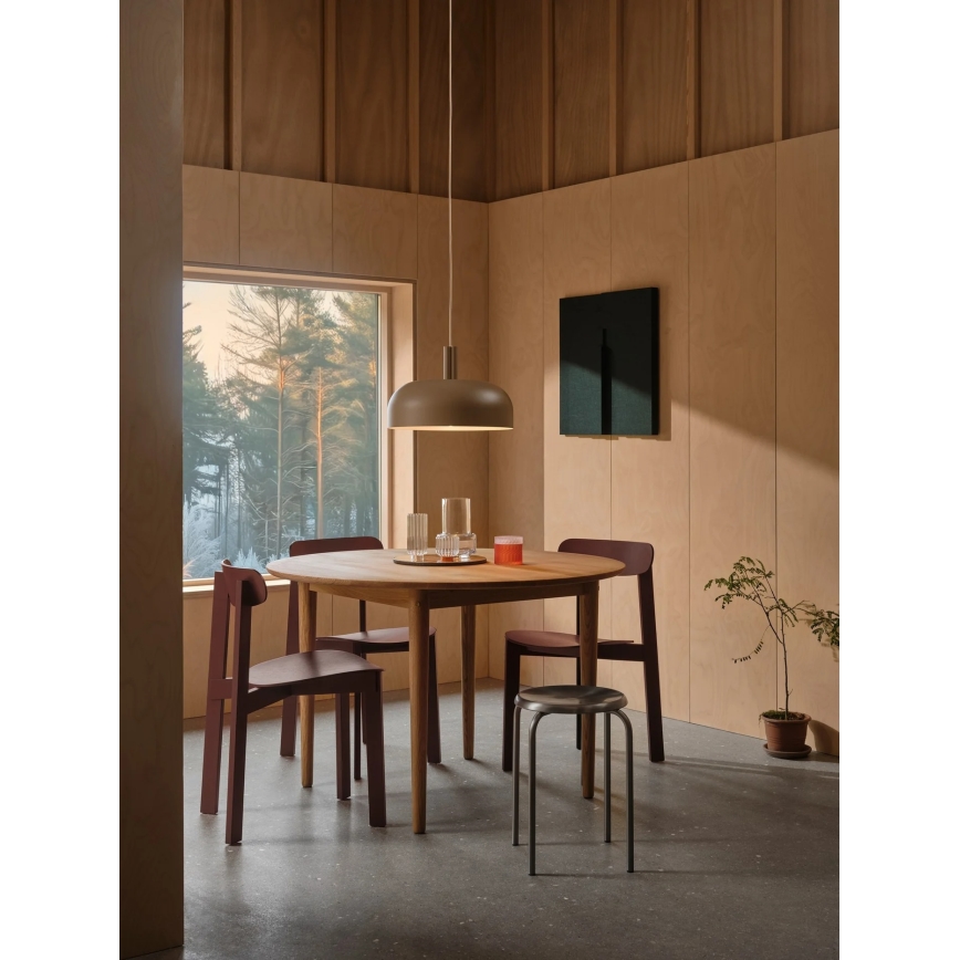 Nordlux - Pendel på ledning SANDRO 1xE27/15W/230V Ø 40 cm brun