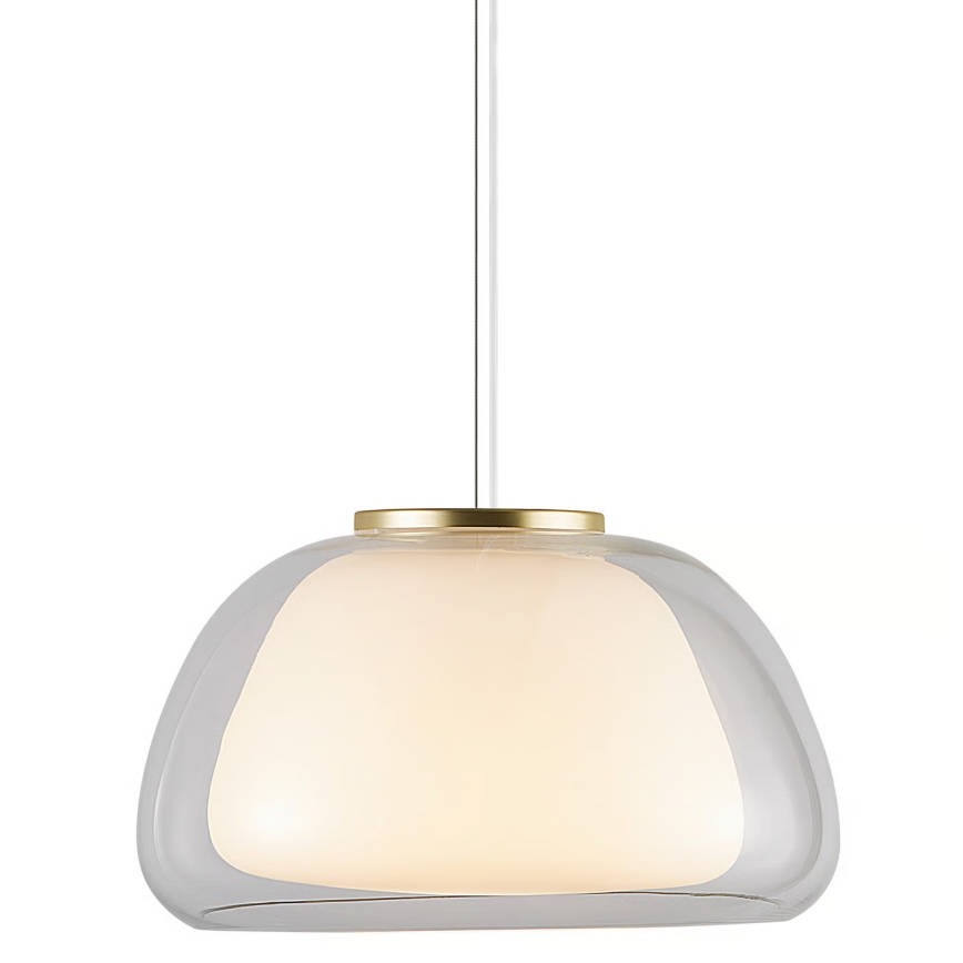 Nordlux - Pendel på wire JELLY 1xE27/40W/230V hvid/gennemsigtig