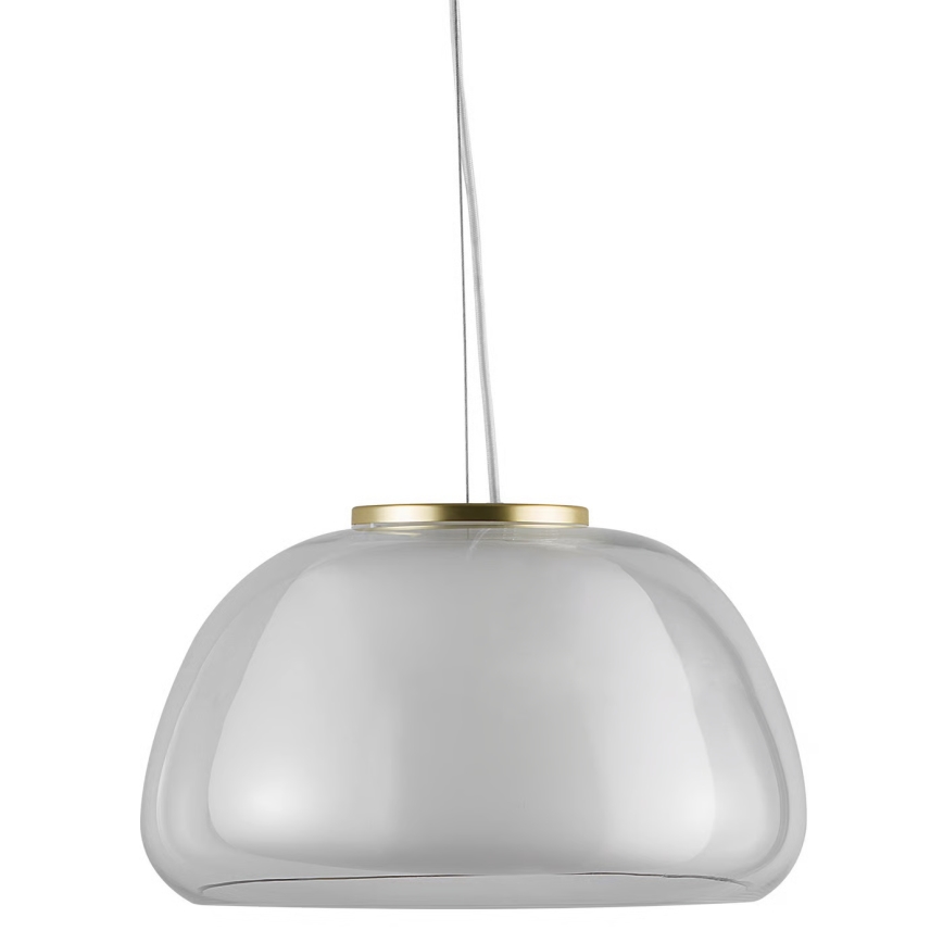 Nordlux - Pendel på wire JELLY 1xE27/40W/230V hvid/gennemsigtig