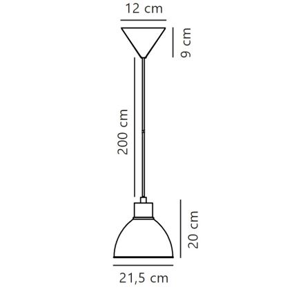 Nordlux - Pendel POP 1xE27/40W/230V beige