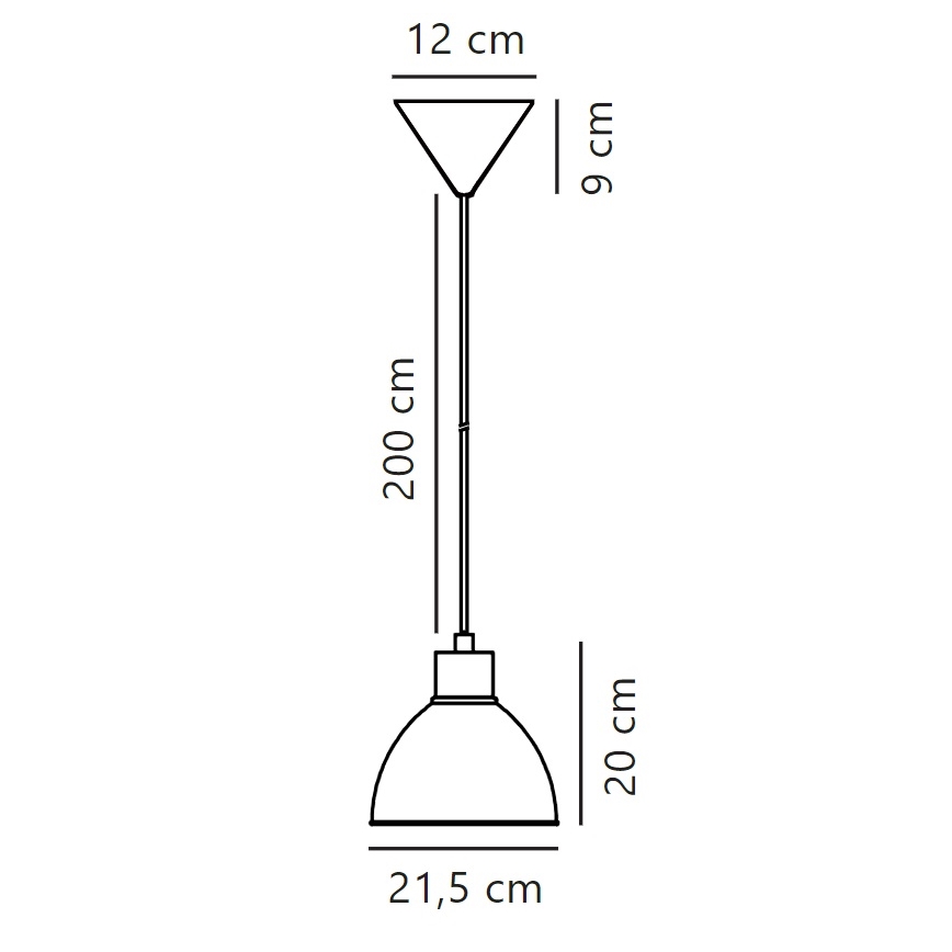 Nordlux - Pendel POP 1xE27/40W/230V beige