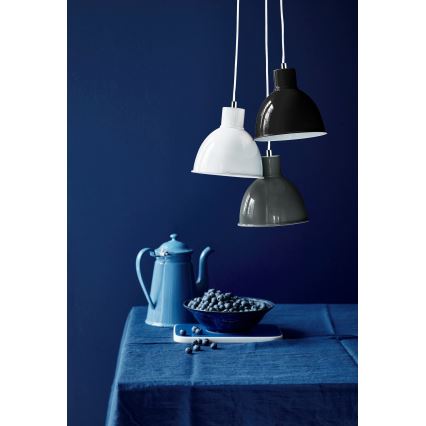Nordlux - Pendel POP 1xE27/40W/230V sort/skinnende krom