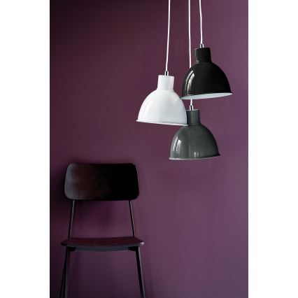 Nordlux - Pendel POP 1xE27/40W/230V sort/skinnende krom