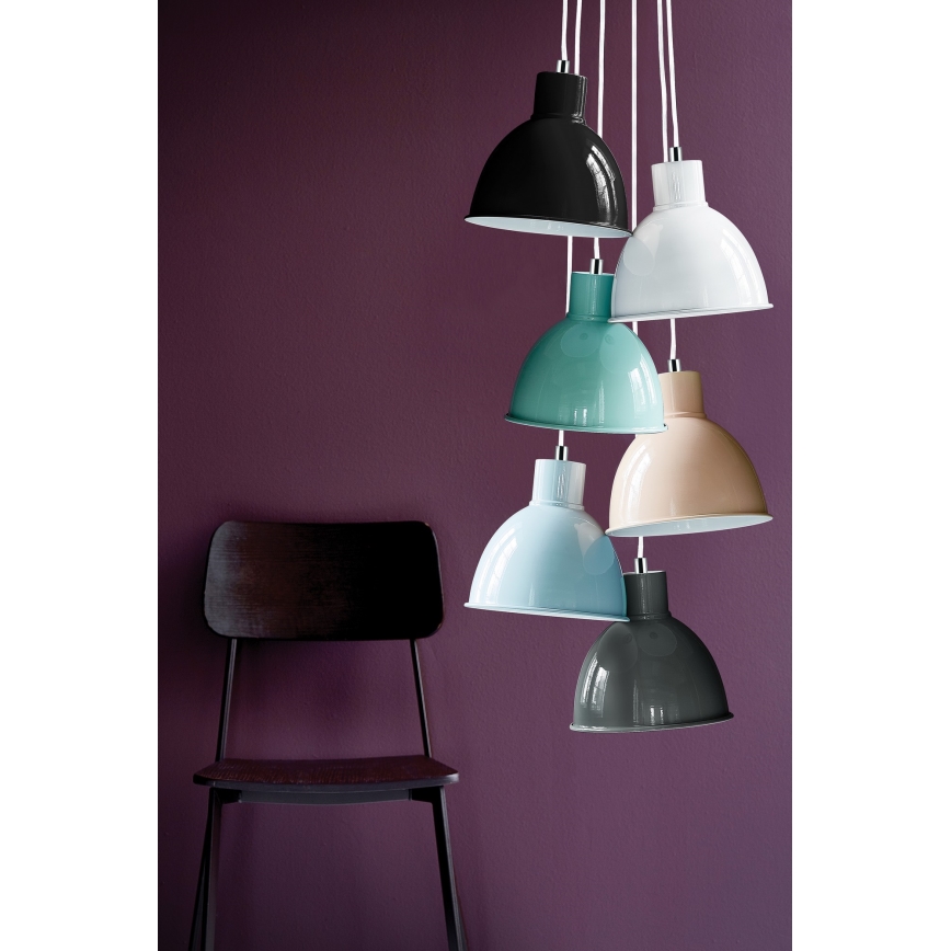 Nordlux - Pendel POP 1xE27/40W/230V sort/skinnende krom