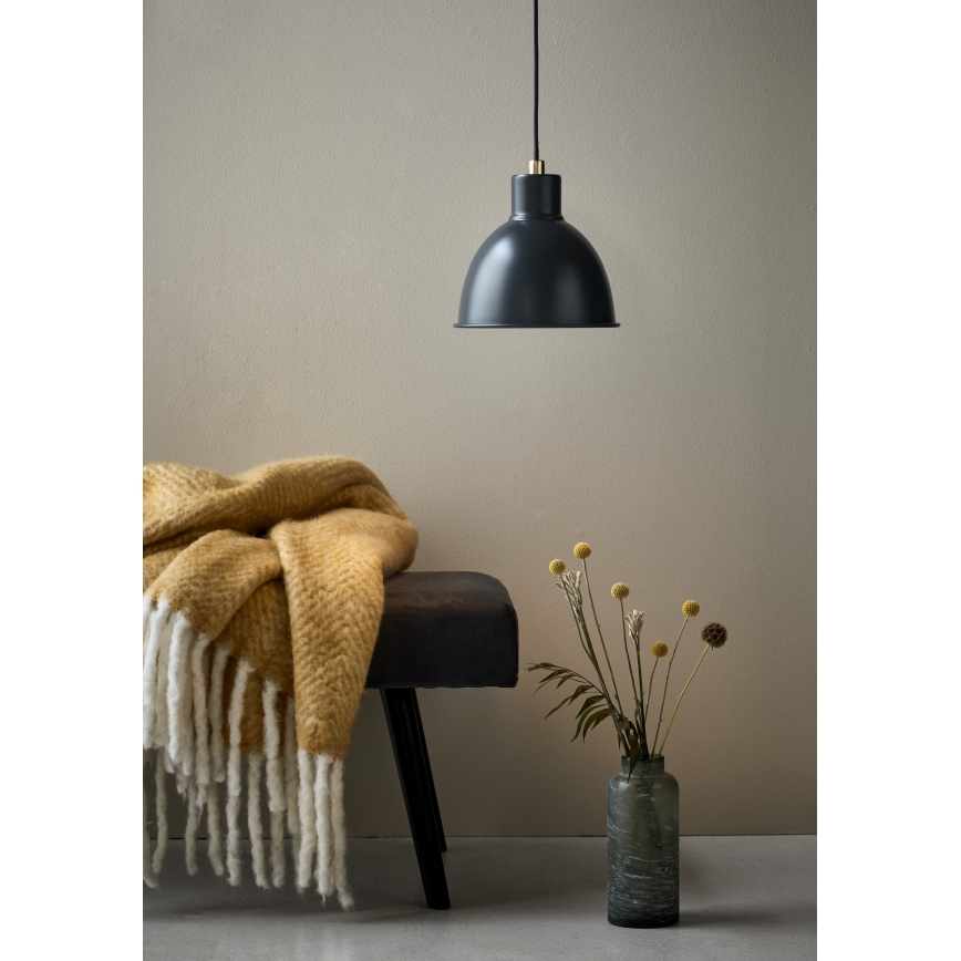 Nordlux - Pendel POP 1xE27/60W/230V sort