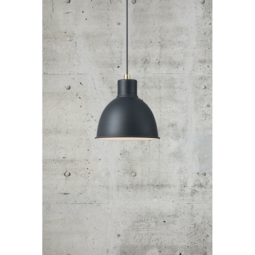 Nordlux - Pendel POP 1xE27/60W/230V sort