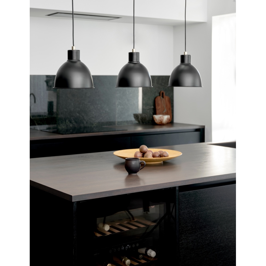 Nordlux - Pendel POP 3xE27/40W/230V sort/guldfarvet