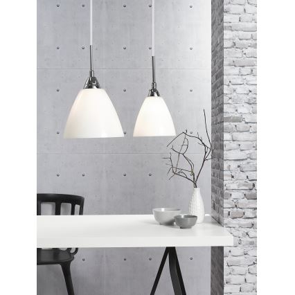 Nordlux - Pendel READ 1xE14/40W/230V skinnende krom