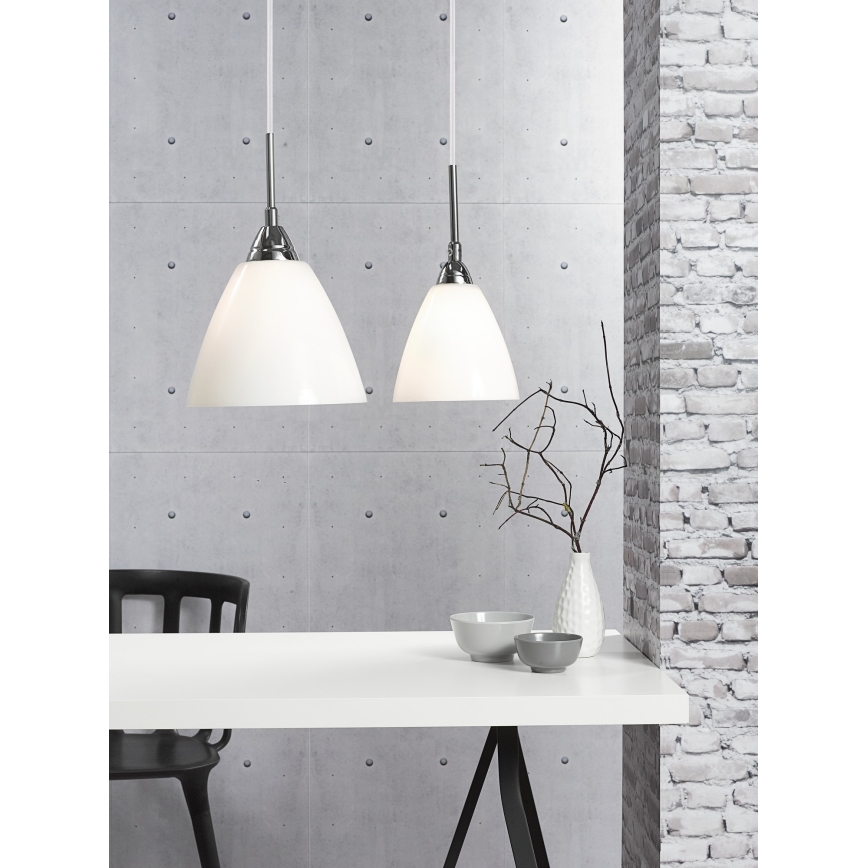 Nordlux - Pendel READ 1xE14/40W/230V skinnende krom