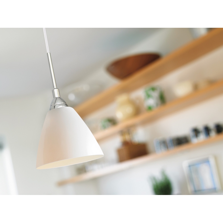 Nordlux - Pendel READ 1xE14/40W/230V skinnende krom