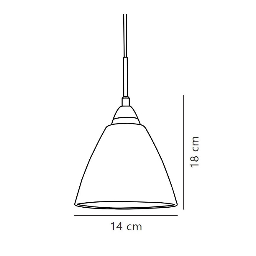 Nordlux - Pendel READ 1xE14/40W/230V skinnende krom