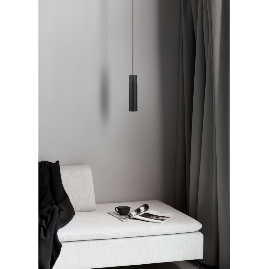 Nordlux - Pendel TILO 1xGU10/15W/230V sort