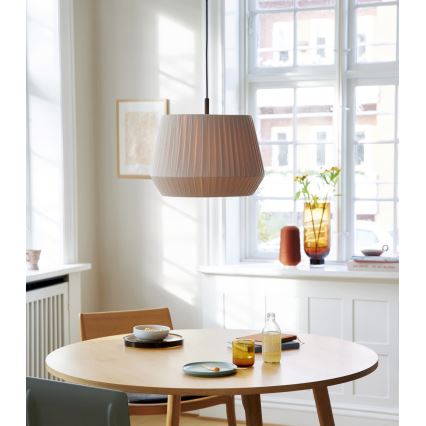 Nordlux - Pendellampe på kabel DICTE 1xE27/60W/230V Ø40 cm beige