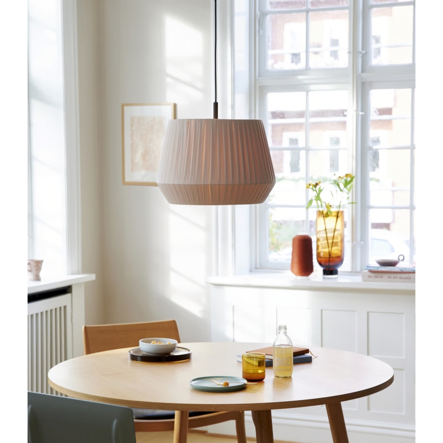 Nordlux - Pendellampe på kabel DICTE 1xE27/60W/230V Ø40 cm beige