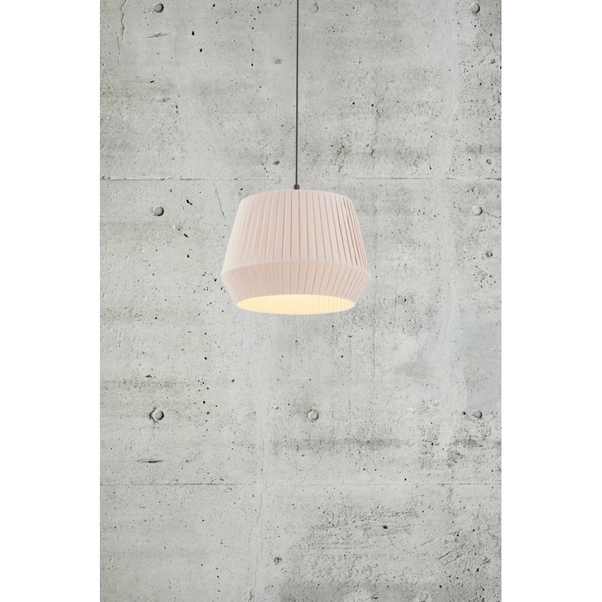Nordlux - Pendellampe på kabel DICTE 1xE27/60W/230V Ø40 cm beige