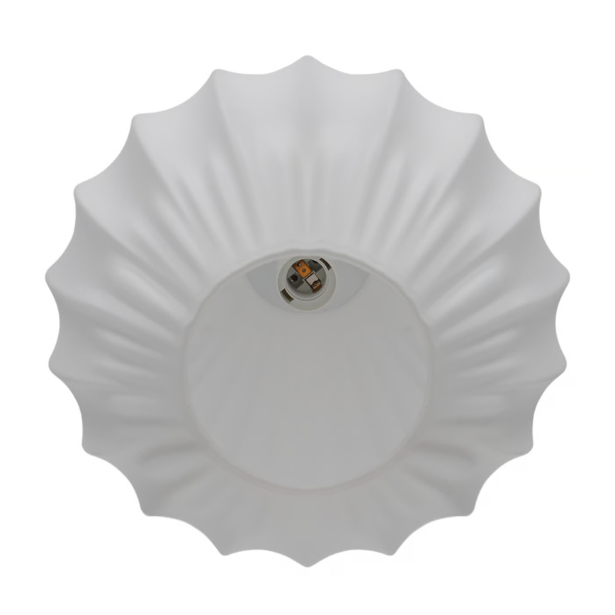 Nordlux - SALLINO pendel med kabel 1xE27/15W/230V Ø 24 cm hvid