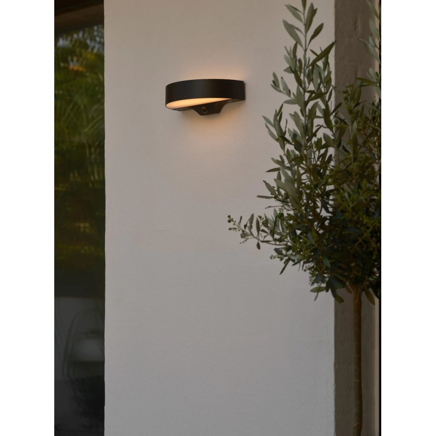 Nordlux - Soldrevet LED væglampe med sensor MONAY LED/5W/5V 3000K IP44