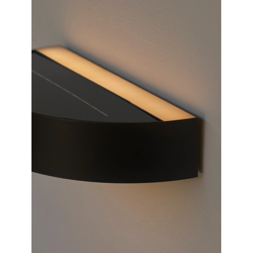 Nordlux - Soldrevet LED væglampe med sensor MONAY LED/5W/5V 3000K IP44