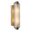 Nordlux - Spejlbelysning til badeværelset NIMAL 2xE14/25W/230V IP44 messing