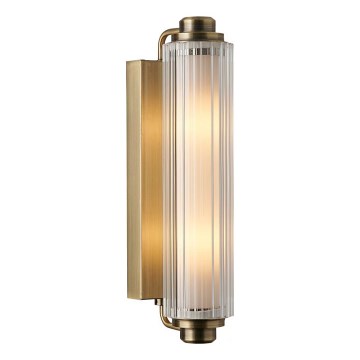 Nordlux - Spejlbelysning til badeværelset NIMAL 2xE14/25W/230V IP44 messing