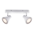 Nordlux - Spotlampe EIK 2xGU10/35W/230V hvid