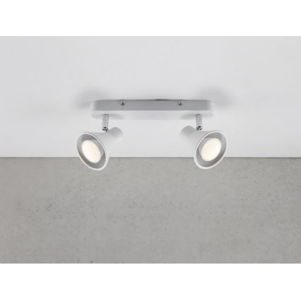 Nordlux - Spotlampe EIK 2xGU10/35W/230V hvid