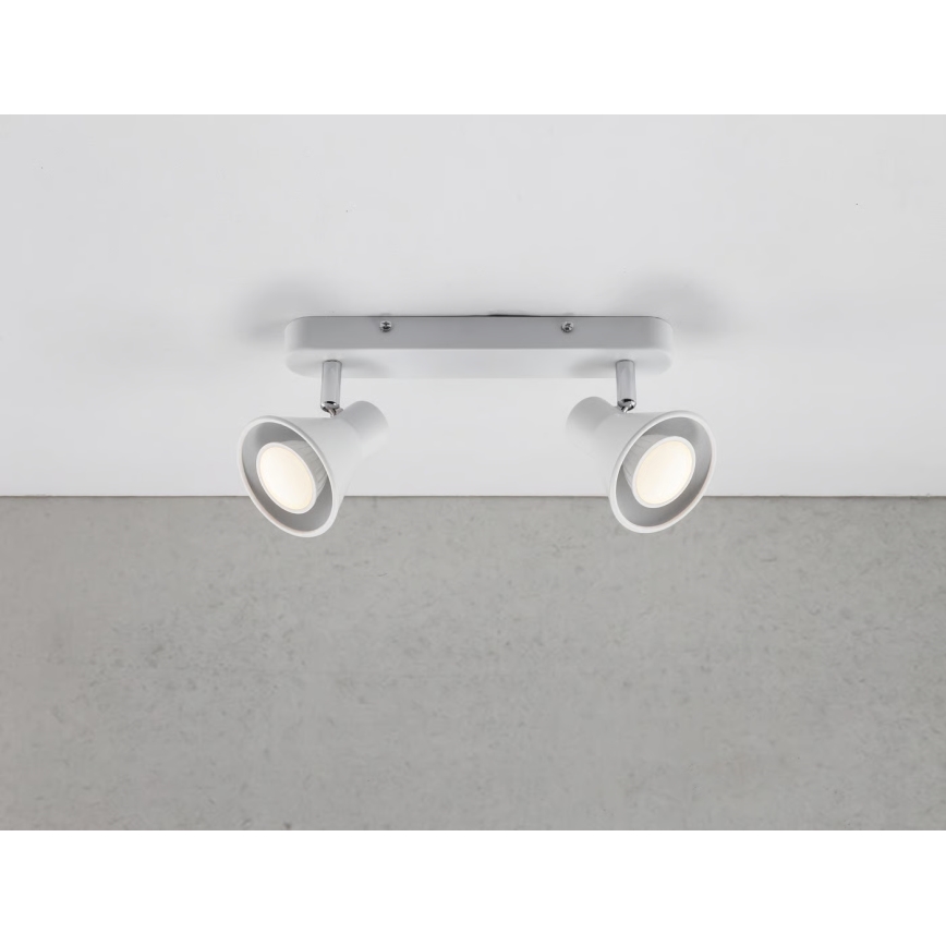 Nordlux - Spotlampe EIK 2xGU10/35W/230V hvid