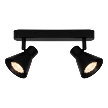 Nordlux - Spotlampe EIK 2xGU10/35W/230V sort