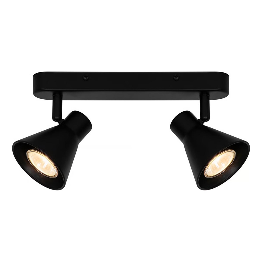 Nordlux - Spotlampe EIK 2xGU10/35W/230V sort