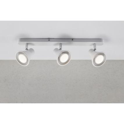 Nordlux - Spotlampe EIK 3xGU10/35W/230V hvid