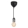 Nordlux - Strømkabel AVRA 1xE27/60W/230V sort